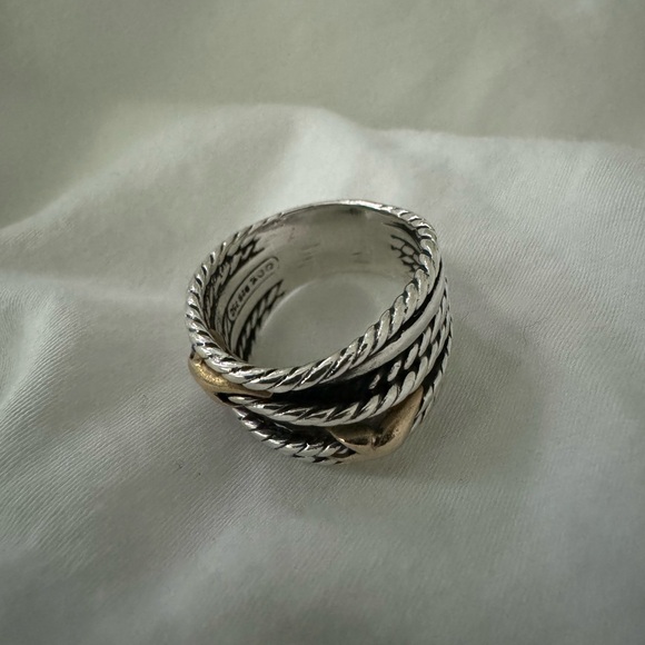 David Yurman double crossover ring 6.5 - Picture 1 of 4